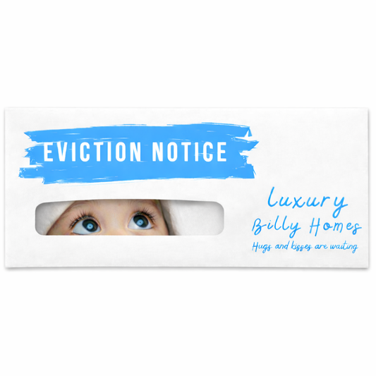 Cuddly eviction notice